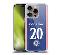 Head Case Designs Chelsea FC João Pedro 2025/26 Players Home Kit 2nd Group Coque en Gel [Qualité Militaire] Compatible avec Apple iPhone 16 Pro Et Compatible avec MagSafe