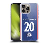 Head Case Designs Chelsea FC João Pedro 2025/26 Players Home Kit 2nd Group Coque en Gel [Qualité Militaire] Compatible avec Apple iPhone 16 Pro Max Et Compatible avec MagSafe