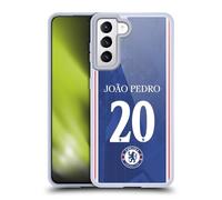 Head Case Designs Chelsea FC João Pedro 2025/26 Players Home Kit 2nd Group Coque en Gel [Qualité Militaire] Compatible avec Samsung Galaxy S21 5G Et Compatible avec MagSafe