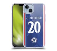Head Case Designs Chelsea FC João Pedro 2025/26 Players Home Kit 2nd Group Coque en Gel [Qualité Militaire] Compatible avec Apple iPhone 14 Plus Et Compatible avec MagSafe