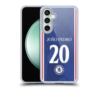 Head Case Designs Chelsea FC João Pedro 2025/26 Players Home Kit 2nd Group Coque en Gel [Qualité Militaire] Compatible avec Samsung Galaxy S23 FE 5G Et Compatible avec MagSafe