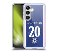 Head Case Designs Chelsea FC João Pedro 2025/26 Players Home Kit 2nd Group Coque en Gel [Qualité Militaire] Compatible avec Samsung Galaxy S24 5G Et Compatible avec MagSafe