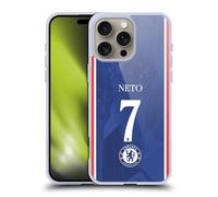 Head Case Designs Chelsea FC Pedro NETO 2025/26 Players Home Kit 1st Group Coque en Gel [Qualité Militaire] Compatible avec Apple iPhone 16 Pro Max Et Compatible avec MagSafe