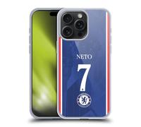 Head Case Designs Chelsea FC Pedro NETO 2025/26 Players Home Kit 1st Group Coque en Gel [Qualité Militaire] Compatible avec Apple iPhone 15 Pro Max Et Compatible avec MagSafe