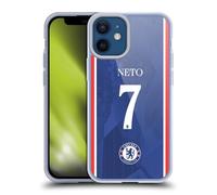 Head Case Designs Chelsea FC Pedro NETO 2025/26 Players Home Kit 1st Group Coque en Gel [Qualité Militaire] Compatible avec Apple iPhone 12 Mini Et Compatible avec MagSafe