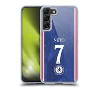 Head Case Designs Chelsea FC Pedro NETO 2025/26 Players Home Kit 1st Group Coque en Gel [Qualité Militaire] Compatible avec Samsung Galaxy S22+ 5G Et Compatible avec MagSafe