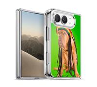 Head Case Designs Chien Rasta avec Dreadlocks Animaux Drôles Coque en Gel [Protection de Qualité Militaire] Compatible avec Apple iPhone Duo Et Compatible avec MagSafe