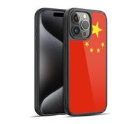 Head Case Designs China Chinese Drapeaux de Pays 1 Coque en Gel renforcée [Protection de Qualité Militaire] Compatible avec Apple iPhone 15 Pro Max