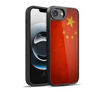 Head Case Designs China Chinese Drapeaux de Pays Grunge 1 Coque en Gel renforcée [Protection de Qualité Militaire] Compatible avec Apple iPhone 16e / iPhone 17e