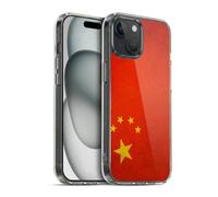 Head Case Designs Chine Chinois Drapeaux Vintage Coque en Gel [Protection de Qualité Militaire] Compatible avec Apple iPhone 15 Et Compatible avec MagSafe