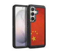 Head Case Designs Chine Chinois Zhongguo Drapeaux Vintage Football Étui Antichoc Ultra-Blindé Compatible avec Samsung Galaxy S26 Plus