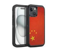 Head Case Designs Chine Chinois Zhongguo Drapeaux Vintage Football Étui Antichoc Ultra-Blindé Compatible avec Apple iPhone 15