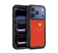 Head Case Designs Chine Chinois Zhongguo Football Drapeaux des Pays 1 Étui Antichoc Ultra-Blindé Compatible avec Apple iPhone 17 Pro