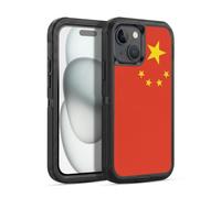 Head Case Designs Chine Chinois Zhongguo Football Drapeaux des Pays 1 Étui Antichoc Ultra-Blindé Compatible avec Apple iPhone 15