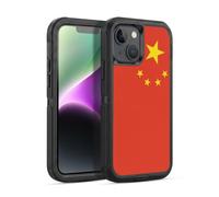Head Case Designs Chine Chinois Zhongguo Football Drapeaux des Pays 1 Étui Antichoc Ultra-Blindé Compatible avec Apple iPhone 14
