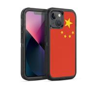 Head Case Designs Chine Chinois Zhongguo Football Drapeaux des Pays 1 Étui Antichoc Ultra-Blindé Compatible avec Apple iPhone 13