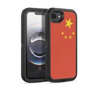Head Case Designs Chine Chinois Zhongguo Football Drapeaux des Pays 1 Étui Antichoc Ultra-Blindé Compatible avec Apple iPhone 16e / iPhone 17e