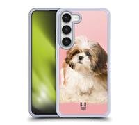 Head Case Designs Chiot De Shih Tzu Races Canines Populaires Coque en Gel [Protection de Qualité Militaire] Compatible avec Samsung Galaxy S23 5G