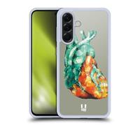 Head Case Designs Coeur De Cristal Anatomie Polygonale Coque en Gel [Protection de Qualité Militaire] Compatible avec Samsung Galaxy A56 5G