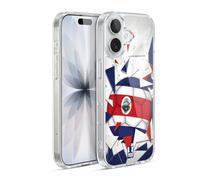 Head Case Designs Costa Rica Ballon de Football Coque en Gel [Protection de Qualité Militaire] Compatible avec Apple iPhone 17 Et Compatible avec MagSafe