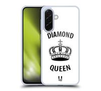 Head Case Designs Couronne De La Reine Noire Et Blanche Diamants Coque en Gel [Protection de Qualité Militaire] Compatible avec Samsung Galaxy A36 5G