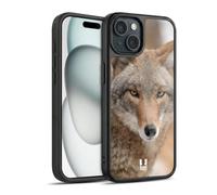 Head Case Designs Coyote dans Neige Faune Iconique Coque en Gel renforcée [Protection de Qualité Militaire] Compatible avec Apple iPhone 15