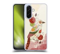 Head Case Designs Cramoisi Las Flores Y Aves Coque en Gel [Protection de Qualité Militaire] Compatible avec Samsung Galaxy A36 5G