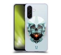 Head Case Designs Crâne De Platine Anatomie Polygonale Coque en Gel [Protection de Qualité Militaire] Compatible avec Samsung Galaxy A26 5G