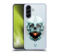 Head Case Designs Crâne De Platine Anatomie Polygonale Coque en Gel [Protection de Qualité Militaire] Compatible avec Samsung Galaxy A56 5G