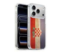 Head Case Designs Croatie Croate Drapeaux D'époque 3 Coque en Gel [Protection de Qualité Militaire] Compatible avec Apple iPhone 17 Pro Et Compatible avec MagSafe