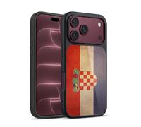 Head Case Designs Croatie Croate Drapeaux D'époque 3 Coque en Gel renforcée [Protection de Qualité Militaire] Compatible avec Apple iPhone 18 Pro