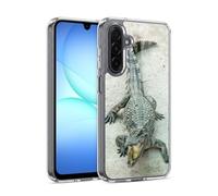 Head Case Designs Crocodile Dit Ouvert Faune Coque en Gel [Protection de Qualité Militaire] Compatible avec Samsung Galaxy A17 4G / 5G