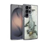 Head Case Designs Crocodile Dit Ouvert Faune Coque en Gel [Protection de Qualité Militaire] Compatible avec Samsung Galaxy S26 Ultra
