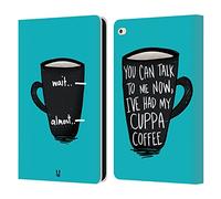 Head Case Designs Cuppa Accros Au Café Étui Portefeuille en Cuir Compatible avec Apple iPad Air 2 (2014)