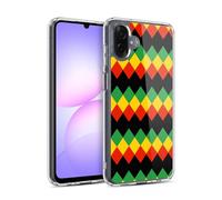 Head Case Designs Diamant Couleur Rasta - Motifs Coque en Gel [Protection de Qualité Militaire] Compatible avec Samsung Galaxy A07 4G