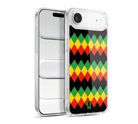 Head Case Designs Diamant Couleur Rasta - Motifs Coque en Gel [Protection de Qualité Militaire] Compatible avec Apple iPhone 17 Air Et avec MagSafe
