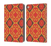 Head Case Designs Diamant Jaune Motifs Marocains Étui Portefeuille en Cuir Compatible avec Apple iPad Air 2 (2014)