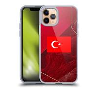 Head Case Designs Dinde Turc Turquie Turc Drapeaux Kit Football Coque en Gel [Protection de Qualité Militaire] Compatible avec Apple iPhone 11 Pro Et Compatible avec MagSafe