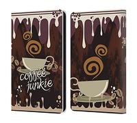 Head Case Designs Drogué De Café Accros Au Café Étui Portefeuille en Cuir Compatible avec Apple iPad Air 2 (2014)