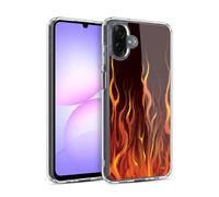 Head Case Designs Enfer Flammes de Bolide Coque en Gel [Protection de Qualité Militaire] Compatible avec Samsung Galaxy A07