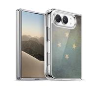 Head Case Designs États Fédérés De La Micronésie Micronésienne Drapeaux D'époque 2 Coque en Gel [Protection de Qualité Militaire] Compatible avec Apple iPhone Duo Et Compatible avec MagSafe
