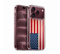 Head Case Designs États-Unis Américain USA Drapeaux Vintage Football Coque en Gel [Protection de Qualité Militaire] Compatible avec Apple iPhone 18 Pro Et Compatible avec MagSafe