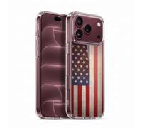Head Case Designs États-Unis Américain USA Football Grunge Drapeaux Nationaux Coque en Gel [Protection de Qualité Militaire] Compatible avec Apple iPhone 18 Pro Max Et Compatible avec MagSafe