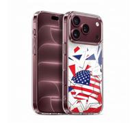 Head Case Designs États-Unis D'Amérique Ballon de Football Coque en Gel [Protection de Qualité Militaire] Compatible avec Apple iPhone 18 Pro Et Compatible avec MagSafe