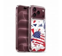 Head Case Designs États-Unis D'Amérique Ballon de Football Coque en Gel [Protection de Qualité Militaire] Compatible avec Apple iPhone 18 Pro Max Et Compatible avec MagSafe