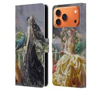 Head Case Designs Étui portefeuille en cuir gothique sous licence officielle Nene Thomas Pretty Women with Paon Gothic Leather Wallet Case compatible avec Apple iPhone 17 Pro Max