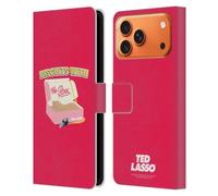 Head Case Designs Étui portefeuille en cuir graphique sous licence officielle Ted Lasso Biscuits with The Boss Saison 1 Compatible avec Apple iPhone 17 Pro Max