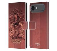 Head Case Designs Étui portefeuille en cuir sous licence officielle Alchemy Gothic If Looks Could Kill Woman compatible avec Apple iPhone 17 Air