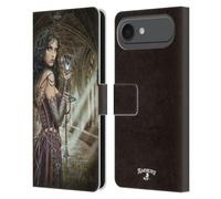 Head Case Designs Étui portefeuille en cuir sous licence officielle Alchemy Gothic Name of The Rose Woman compatible avec Apple iPhone 17 Air