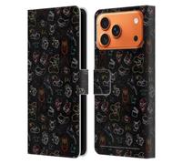 Head Case Designs Étui portefeuille en cuir sous licence officielle animaniacs compatible avec Apple iPhone 17 Pro Max